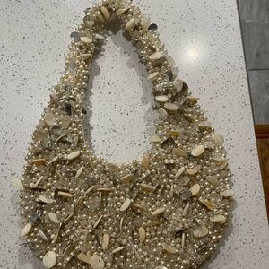 Beaded and embellished Shoulder Bag